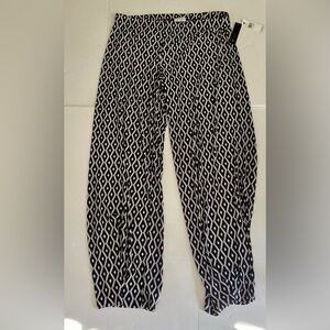 AB Studio Monochrome Geometric Print Pants